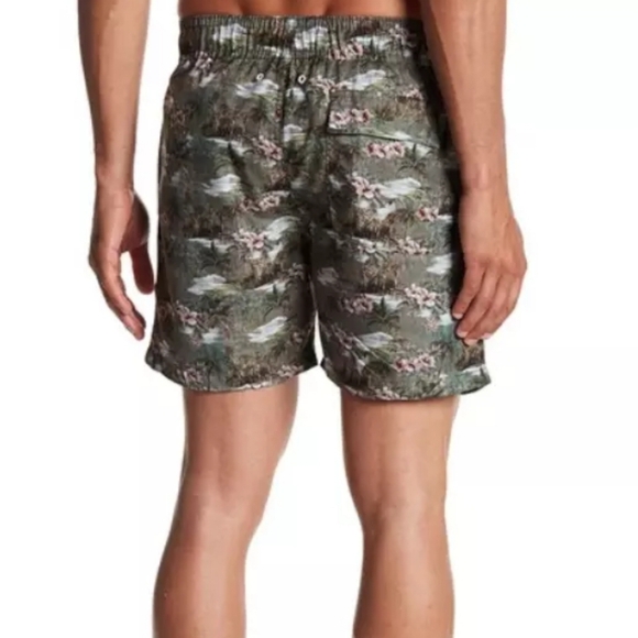 BNWT Slate & Stone Men's Tropical Swim Trunks - Picture 3 of 5